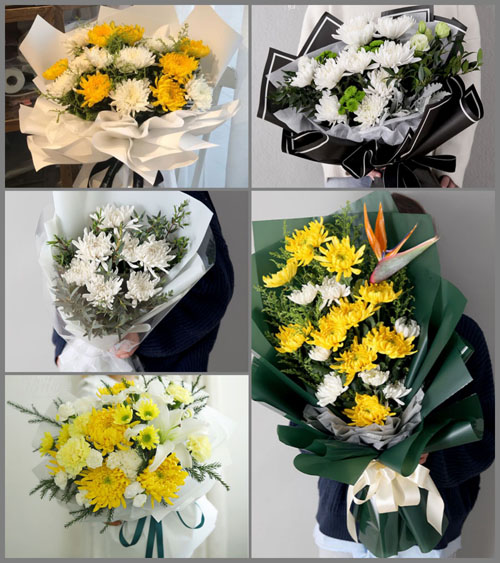 安徽滁州市明光市明东街道抹山村白事花束代送
